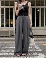 Tsar Pintuck Wide Slacks