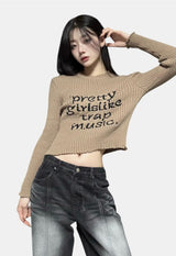 2000s grunge knit