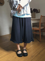 Fleur Wide Roll-up Banding Bermuda Pants