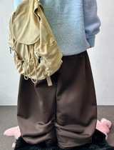 coty fleece-lined balloon pintuck long pants ❤️🖤5 COLOR