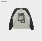 ラグラン長袖Tシャツ