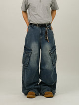 ROO Parachute Cargo Denim Pants