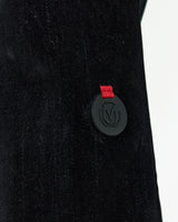 ベルベットデニムフレアフィットパンツ(BLACK)
