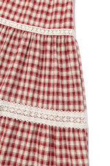 Charelle Tiered Skirt (Red)