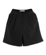 エッセンシャルツータックバミューダパンツ_ブラック