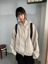 ダンフォスコットンオーバーフードジャンパー
