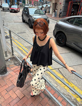 Dot Polka Dot Bootcut Long Pants