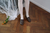 Glossy loafer_brown