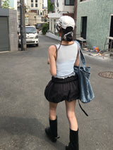 シューズレイヤードパンプキンショーツ