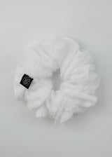Lace Flower Scrunchie_White