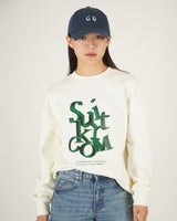 SUIT-KRスウェット - Ivory(UNISEX)