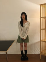soft unbal knit (2color)