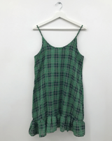 Tartan frill check dress (2color)