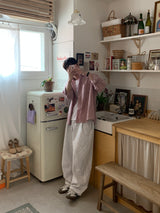 Parma Label Cut-Line Sweatpants
