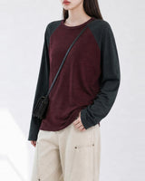 (UNISEX) Slub Raglan Long Sleeve