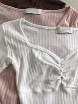 Mayby Shirring Tee