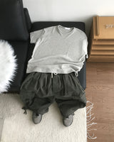 Core Cropped Waffle Short Sleeve T