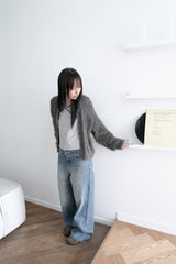 fringe tail wide denim(S-L)