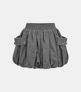 Luna Washed Cargo Balloon Skirt