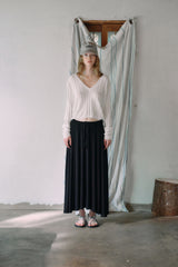 T/T Moist banding long skirt (black)