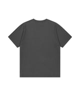 ハートタトゥーTシャツ_チャコール