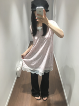リヨセルインディゴブーツカットパンツ (1color)
