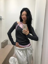 モル ボタン Tシャツ