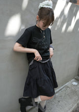 バウ サウンド レース Tシャツ (black)