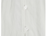 フリル ネック ピンタック ブラウス (WHITE)