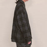 double check deconstructed shirt_black
