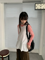 ムヤンドットボーダー長袖Tシャツ
