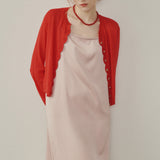 Signature Wave Linen Cardigan