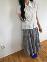 Anz Pure Cap Sleeve Semi-Crop Blouse