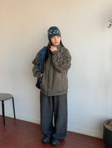 イモルニットワイドバンディングパンツ