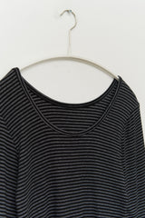 (W) Ash Striped Top