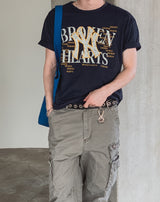 Dylan Vintage Lettering Graphic Short Sleeve T-shirt