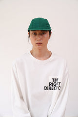 4パネルナイロンダックビルキャップ/フォレストグリーン