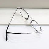 Knouun Round titanium glasses CODE. 101. A gray
