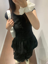 Mer knit short sleeve  (4color)