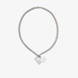 “DIAMOND BLOOM" Necklace | Off White