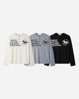 Root Ribbed Knit Long Sleeve