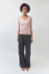 Peach Parachute Pants / Ash Brown