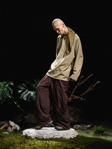 24AW クリサリスブレスシックスポケットドローストリングナイロンパンツ