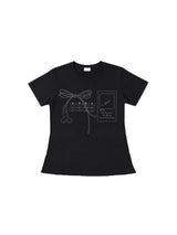 バウ サウンド レース Tシャツ (black)
