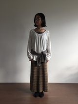 Venti knit long skirt (2color)