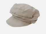LINEN MOOD NEWSBOY CAP (BEIGE, CHARCOAL 2COLORS!)