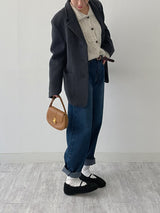 Granma Collar Knit Cardigan