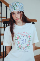 26SS★21 Rose Short Sleeve Tee
