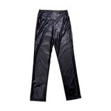 LEATHER STRAIGHT PANTS