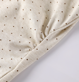 Savia Dot Frill Slim Top Set